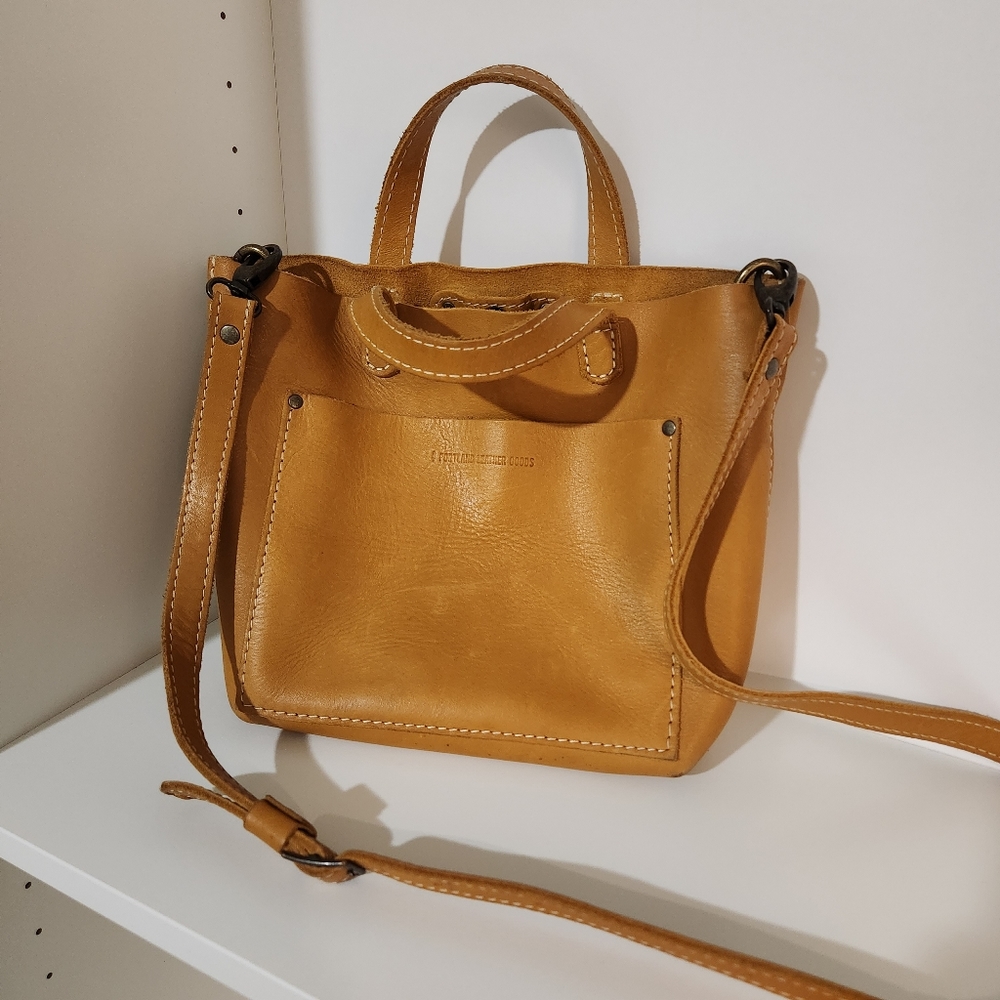 Portland Leather Goods Sunflower Mini Crossbody Purse